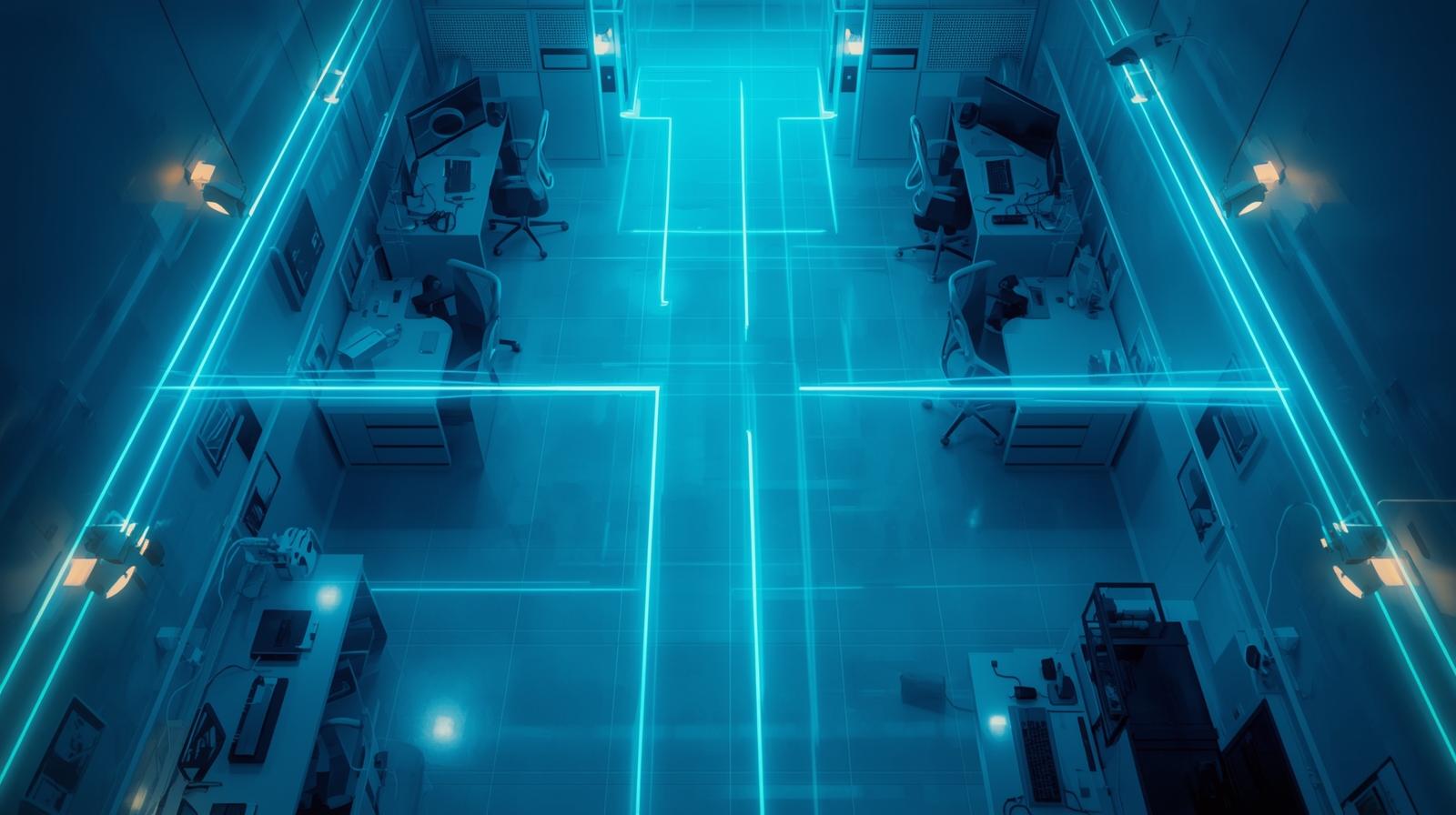 福岡の中小企業向け オフィスネットワーク構築と監視カメラ設計の完全ガイドイメージ