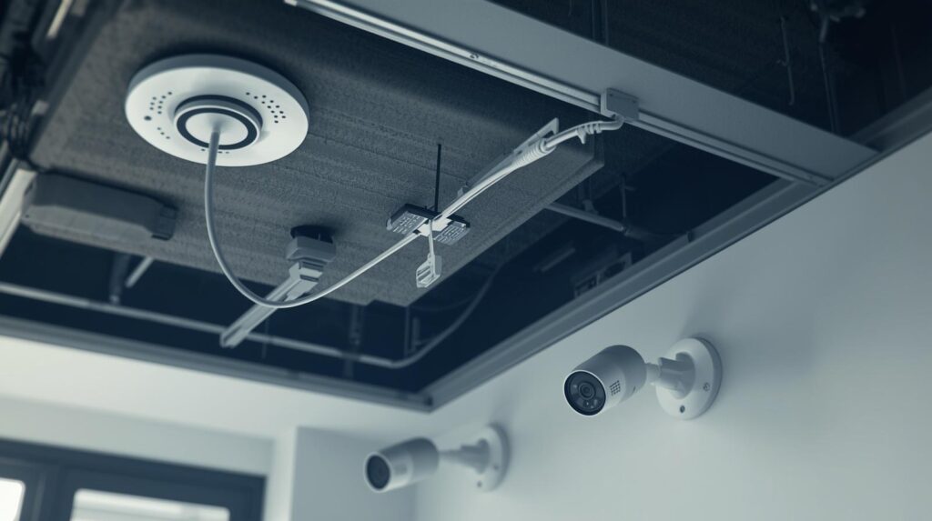 Wi-Fiと監視カメラ（PoE）を統合したLAN配線設計のメリット