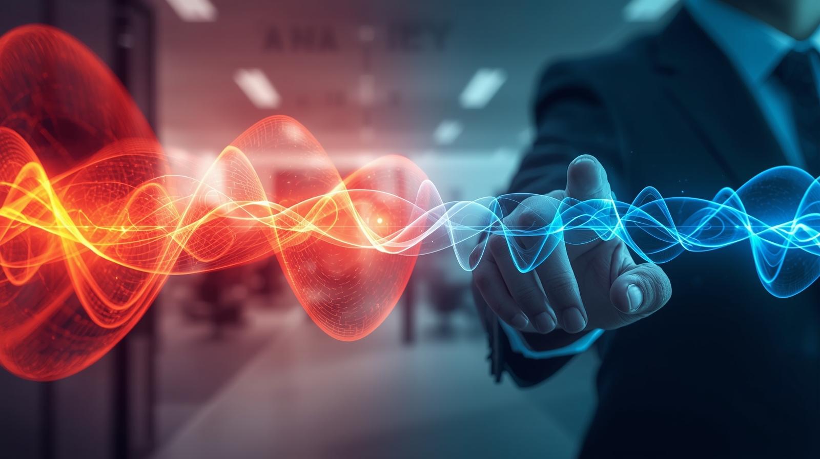 オフィスWi-Fiの電波干渉とチャンネル設計の最適化イメージ